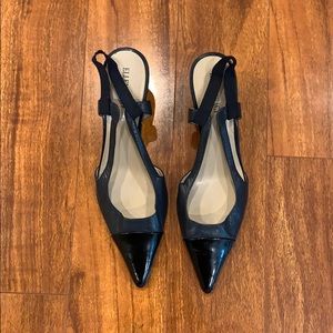 Ellen Tracy Point Toe Black Heels